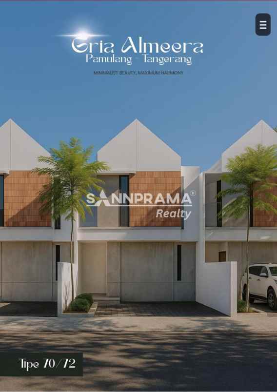 cluster baru 2 lantai 800 jutaan di pamulang
