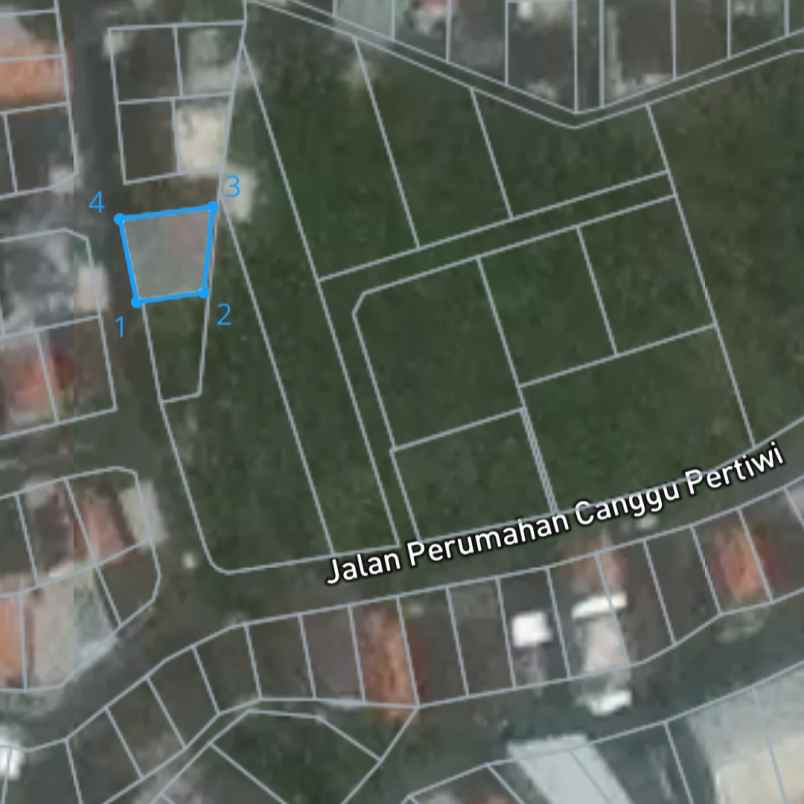 dijual 95m perum canggu permai tibubeneng kuta utara