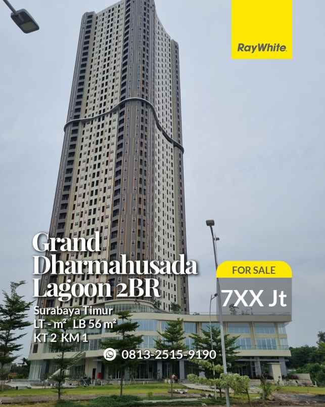dijual apartemen grand dharmahusada lagoon