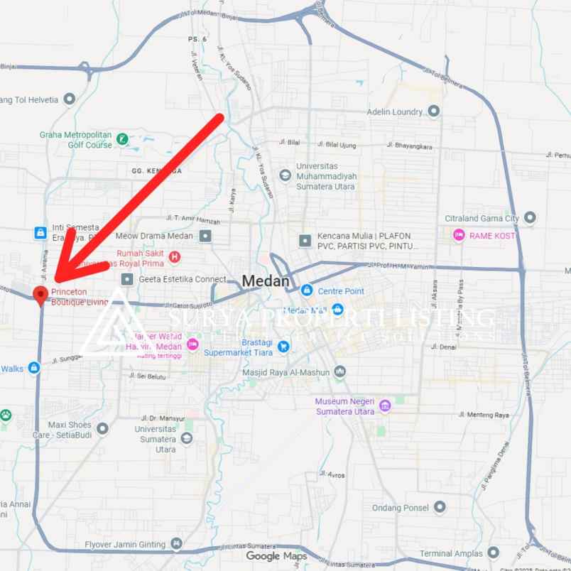 dijual apartemen jalan gagak hitam