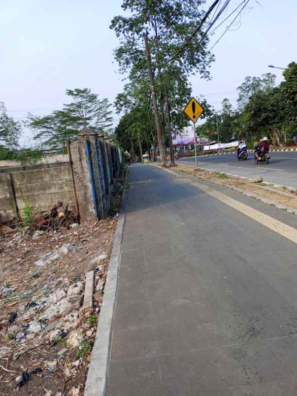 dijual cepat tanah komersil di jalan utama tigaraksa