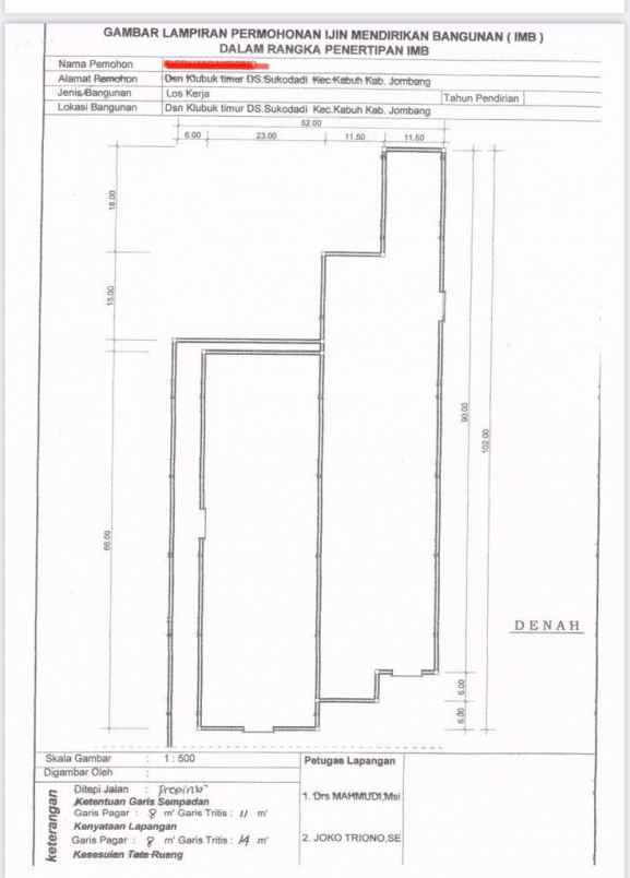 dijual gudang ex pabrik pupuk di jombang