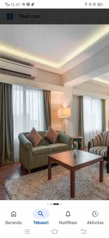 dijual hotel bintang 3 kebayoran baru