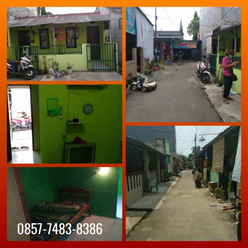 dijual kontrakan 2pintu pondok aren