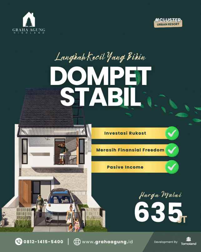 dijual kost malang kota 8 kamar lokasi ramai dekat ub