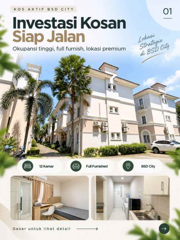 dijual kost pandeglang tangerang