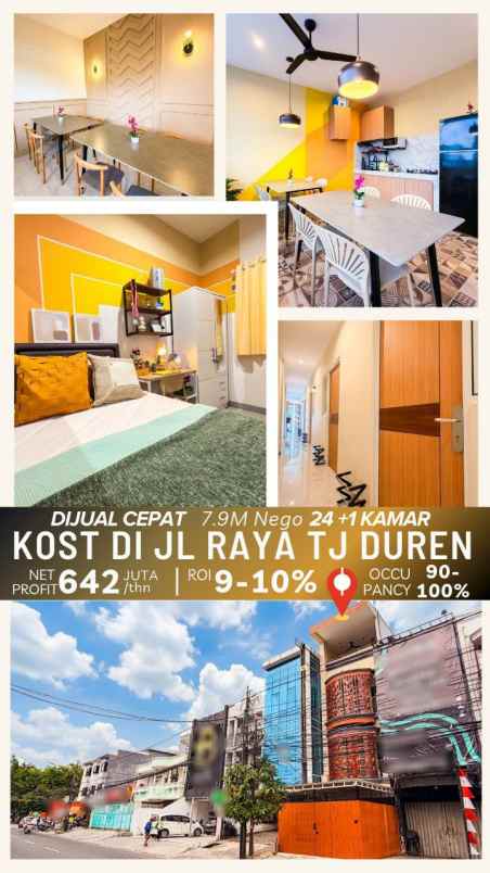 dijual kost tanjung duren