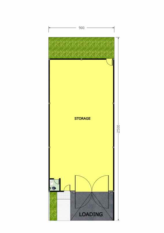 dijual ruko gudang kantor bizpark cakung