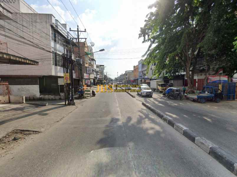 dijual ruko gudang kantor jalan denai dekat sukaramai