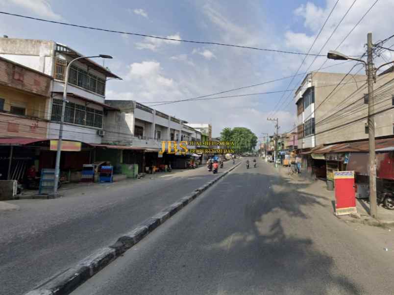 dijual ruko gudang kantor jalan denai dekat sukaramai