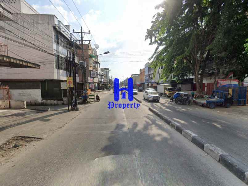 dijual ruko gudang kantor jalan denai dekat sukaramai