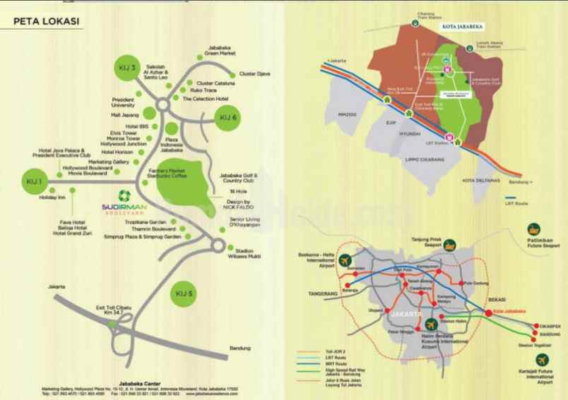 dijual ruko gudang kantor jl jababeka cikarang