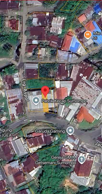 dijual ruko gudang kantor jl santiago kel sumompo