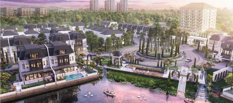 dijual rumah allegra casa de lago lippo