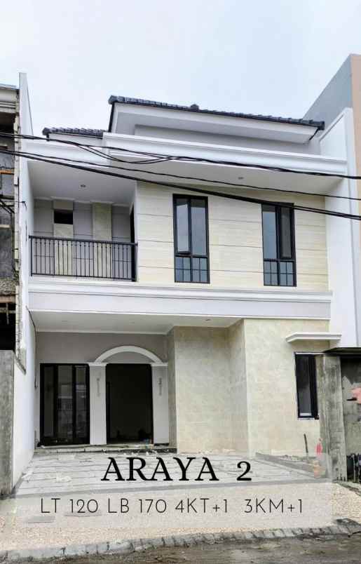 dijual rumah araya galaxy bumi permai