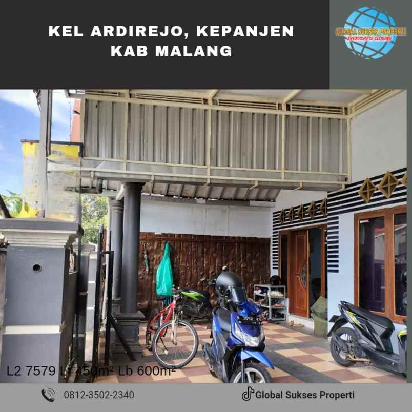 dijual rumah ardirejo