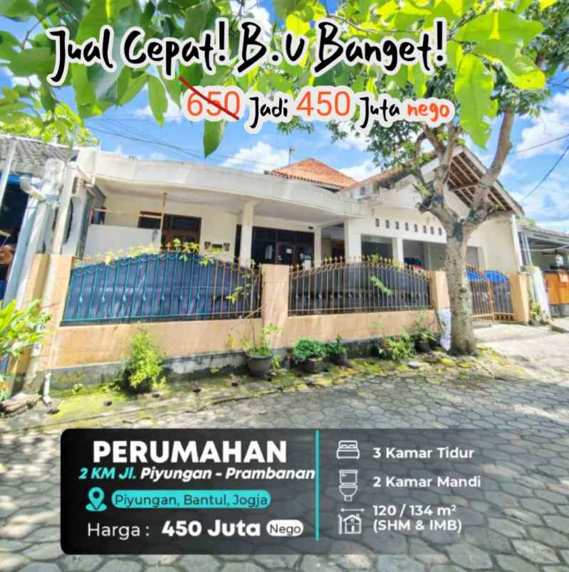dijual rumah bantul