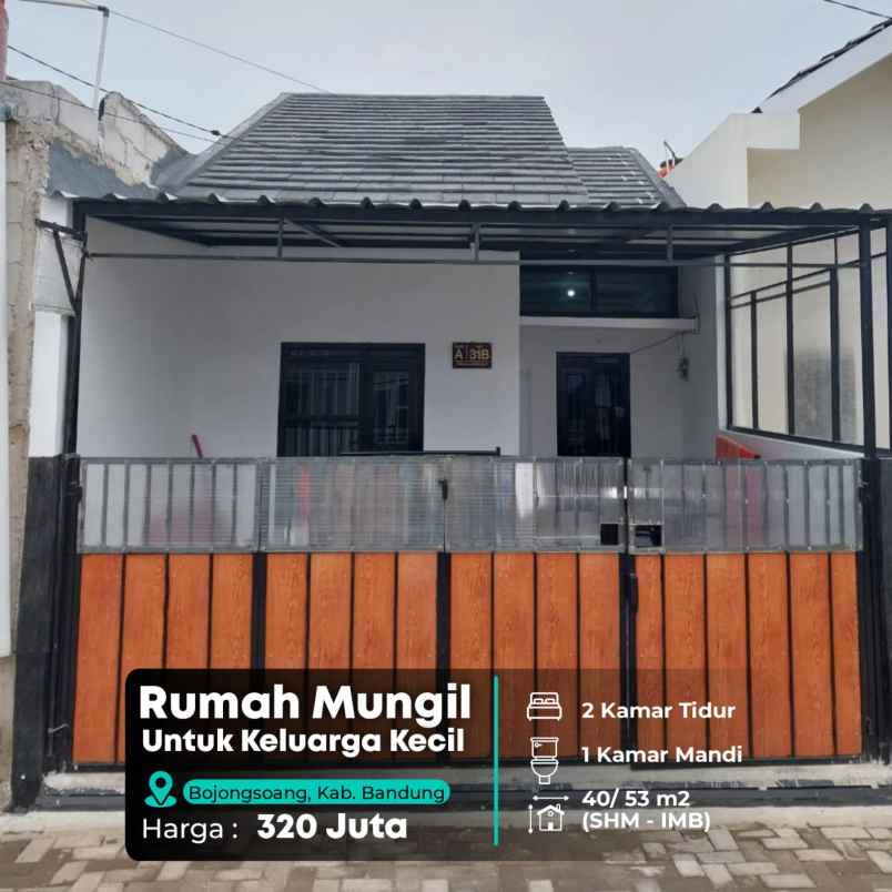 dijual rumah bojongsoang cikoneng