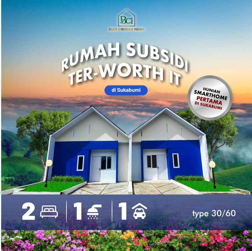 dijual rumah bumi indah cibodas jl ry