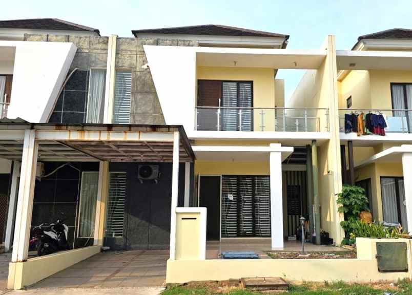 dijual rumah cluster arana kota harapan