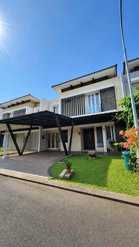 dijual rumah cluster san lorenzo illago