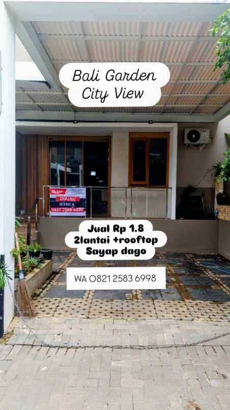 dijual rumah di bali garden city view