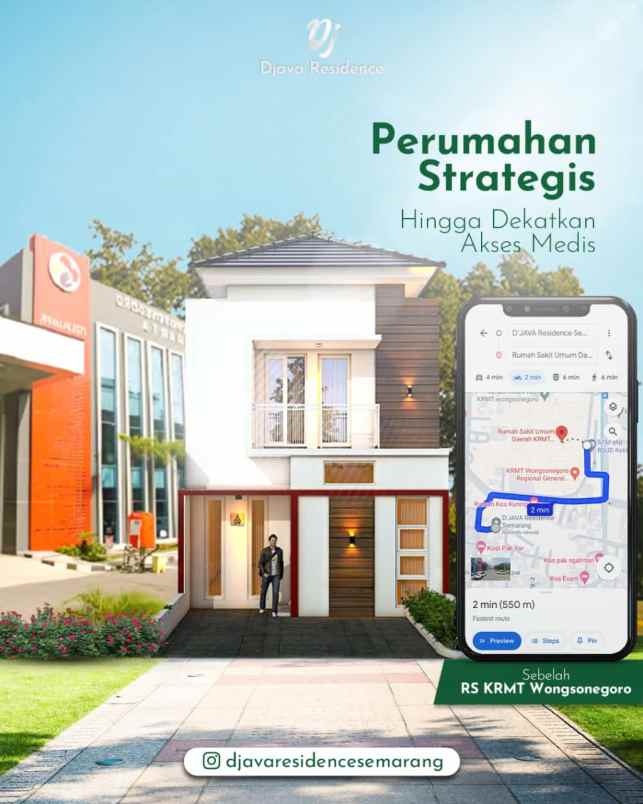 dijual rumah di d java residence tembalang semarang