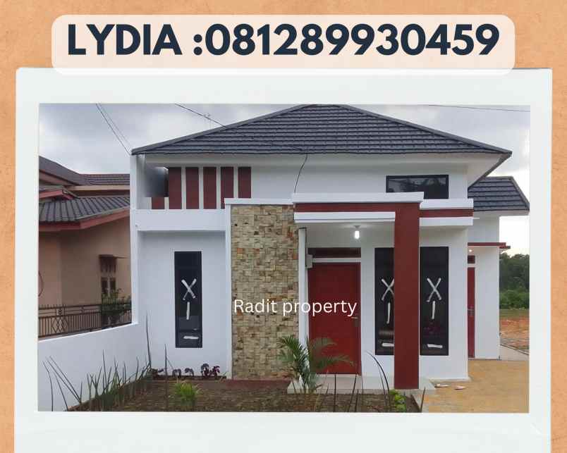dijual rumah di rumabi type 54 120
