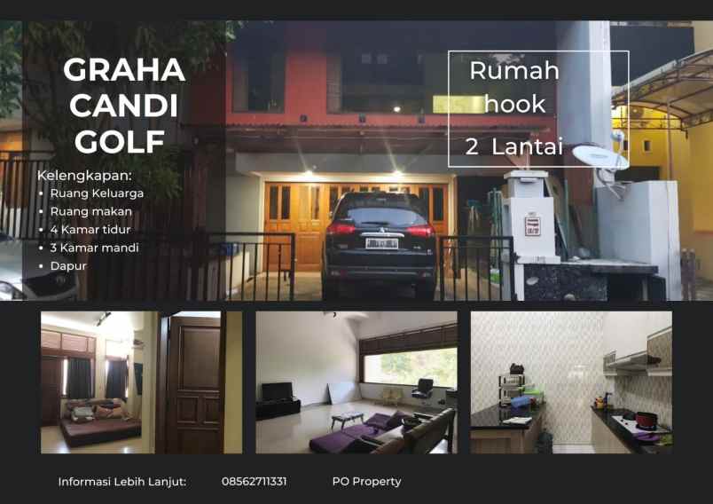 dijual rumah graha candi golf