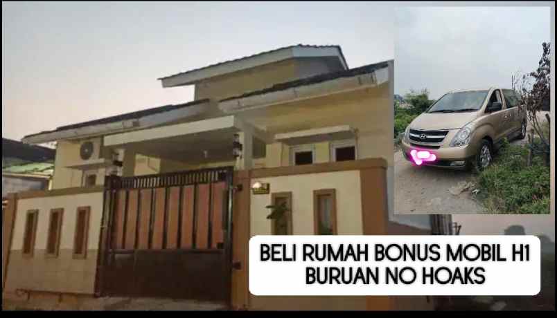 dijual rumah hook tarumajaya bekasi jawa barat