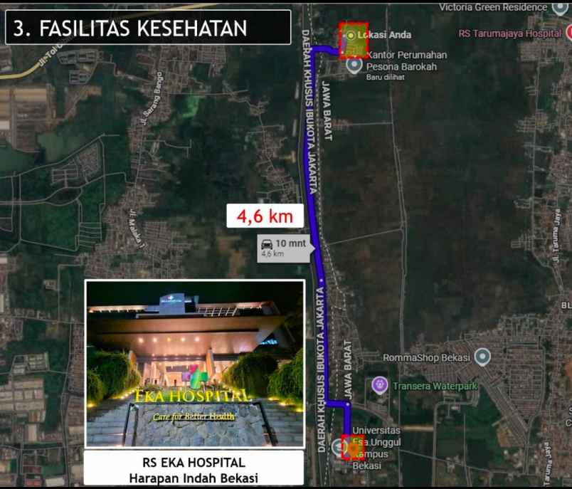 dijual rumah hook tarumajaya bekasi jawa barat