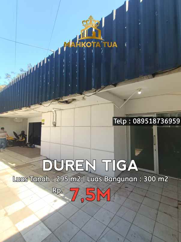 dijual rumah jalan duren tiga
