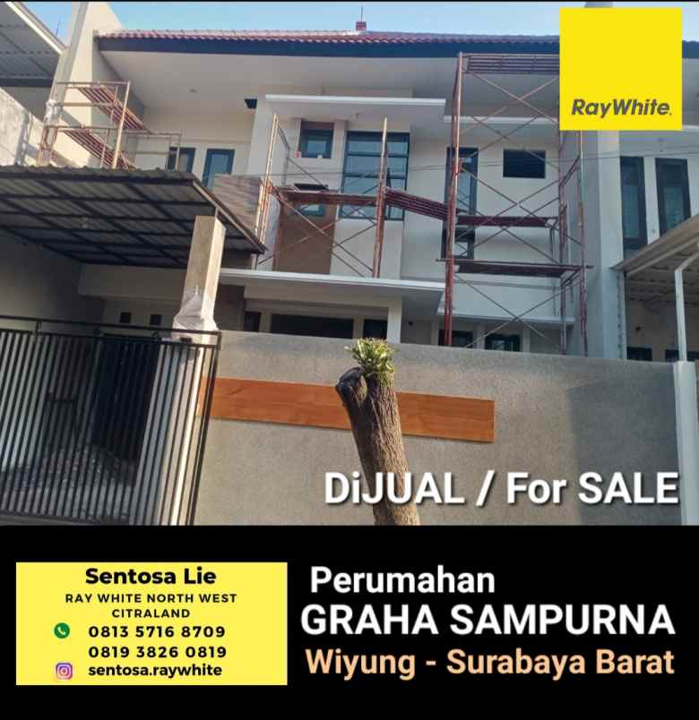 dijual rumah jalan graha sampurna indah