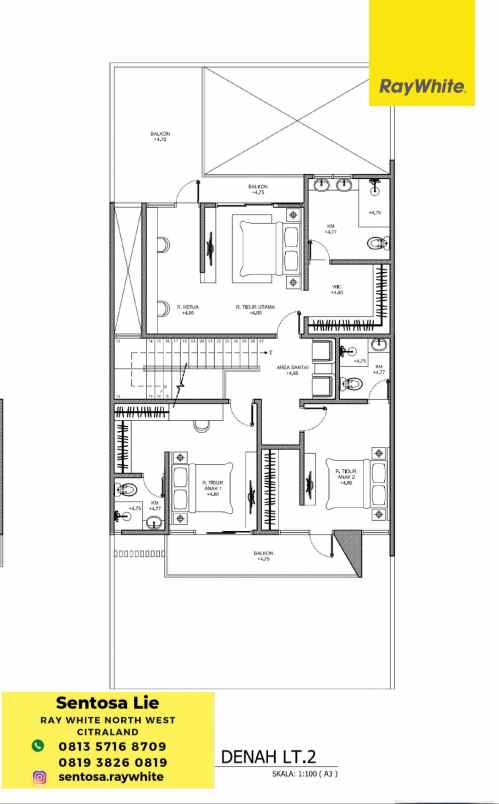 dijual rumah jalan pakuwon city san diego