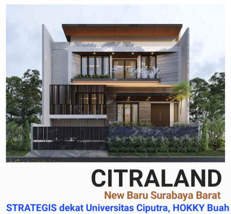 dijual rumah jalan waterfront