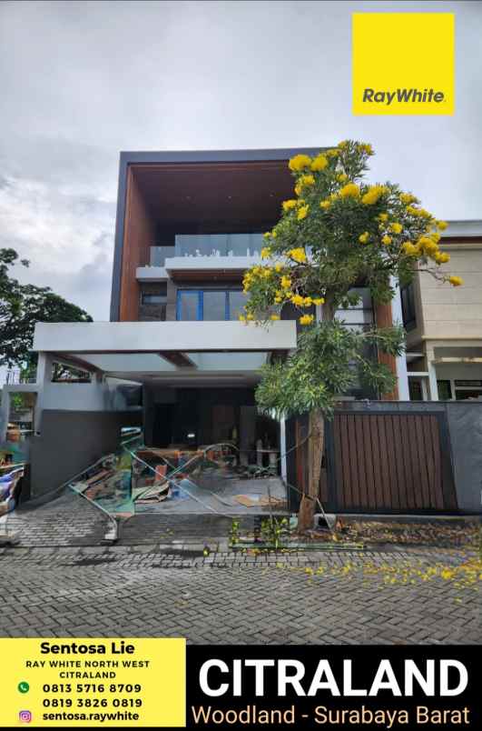 dijual rumah jalan woodland