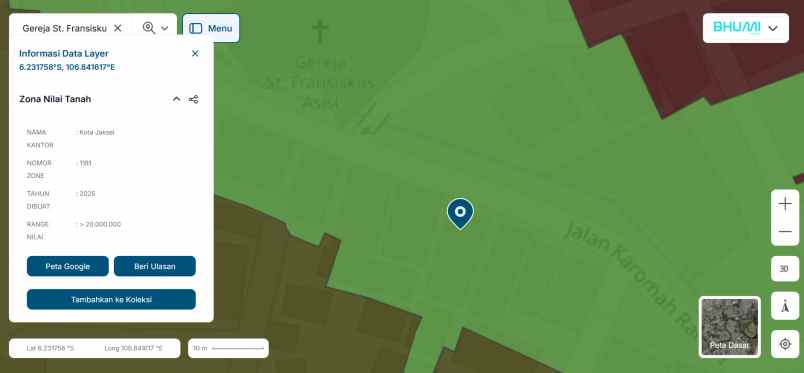 dijual rumah jl k h ramli selatan