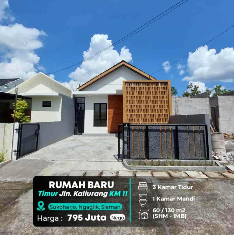 dijual rumah jl kaliurang km 11