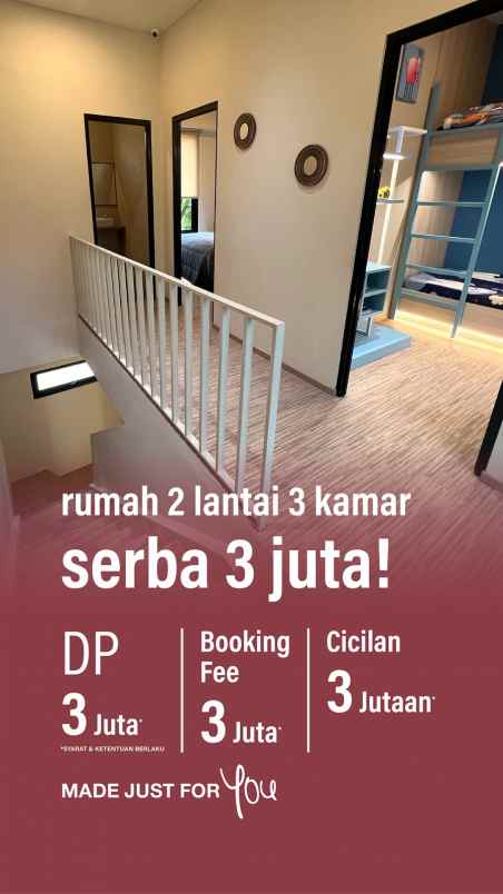dijual rumah jl raya tamansari kec setu