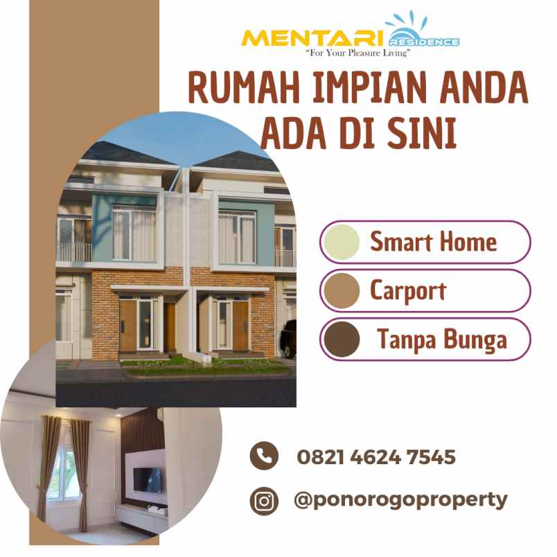 dijual rumah jl wahid hasyim