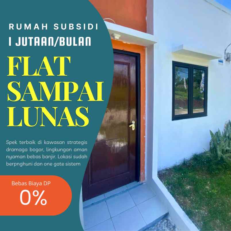 dijual rumah jln tegalwaru bogor jawa barat