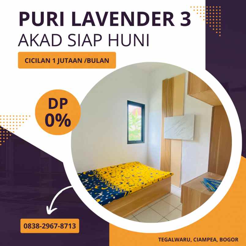 dijual rumah jln tegalwaru bogor jawa barat