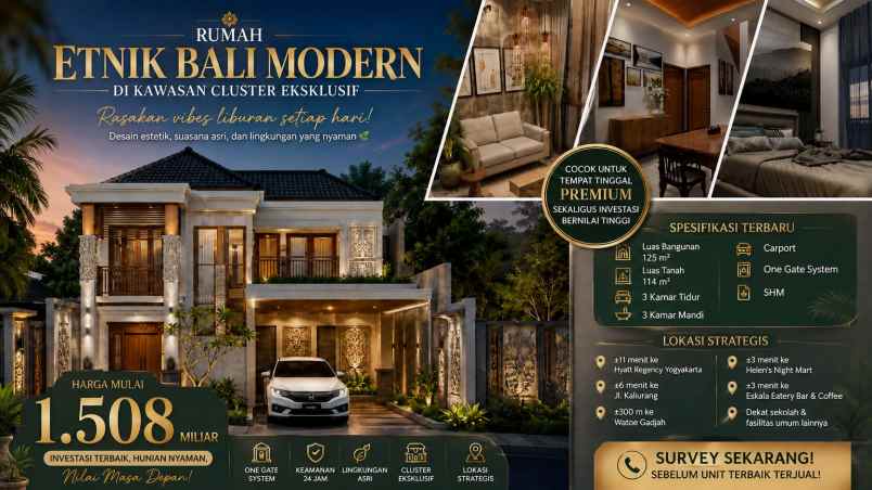 dijual rumah perumahan palagan ngaglik