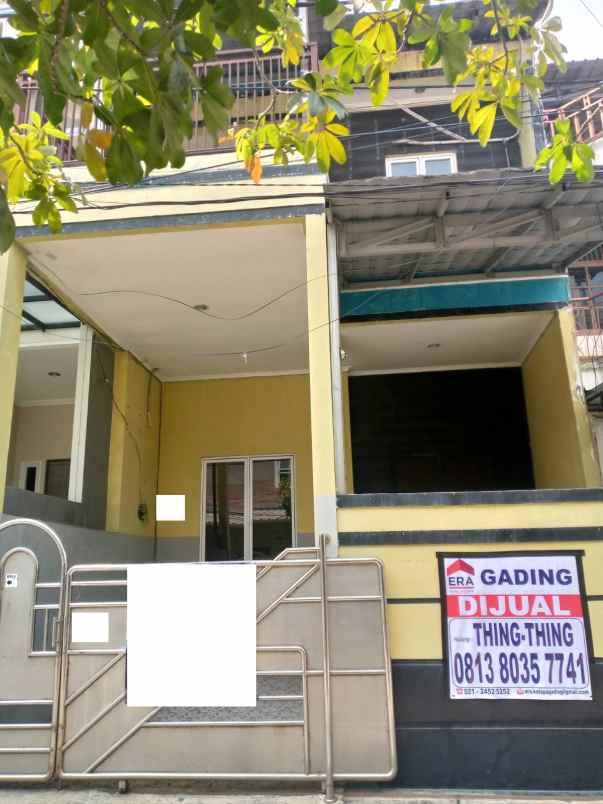 dijual rumah pondok gading utama kelapa