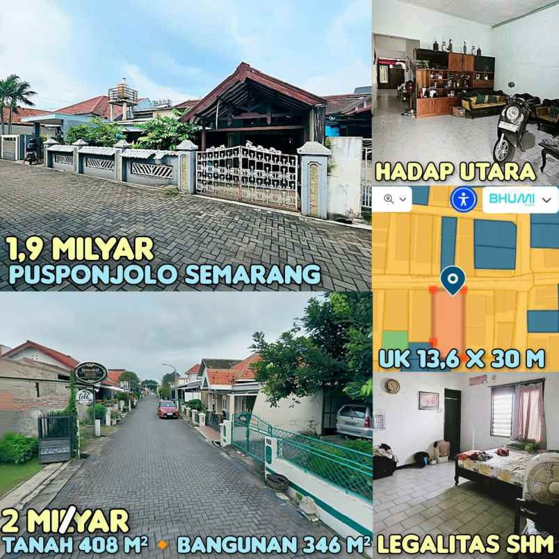 dijual rumah puspanjolo