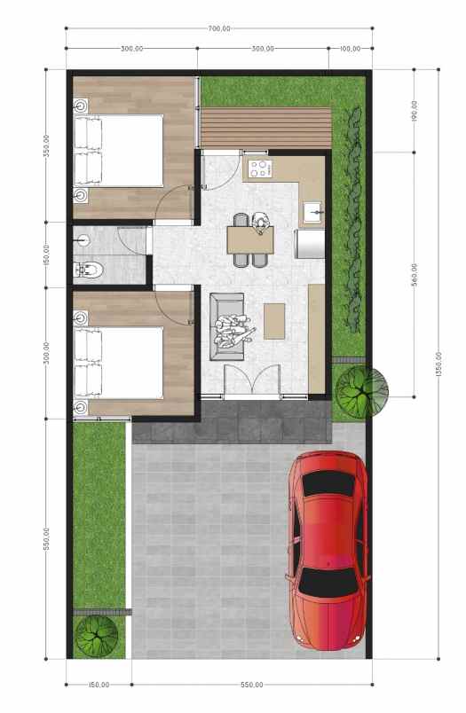 dijual rumah rumah gading residence