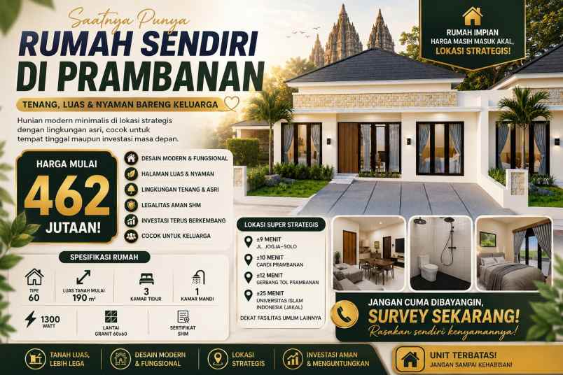dijual rumah rumah tanjug sari