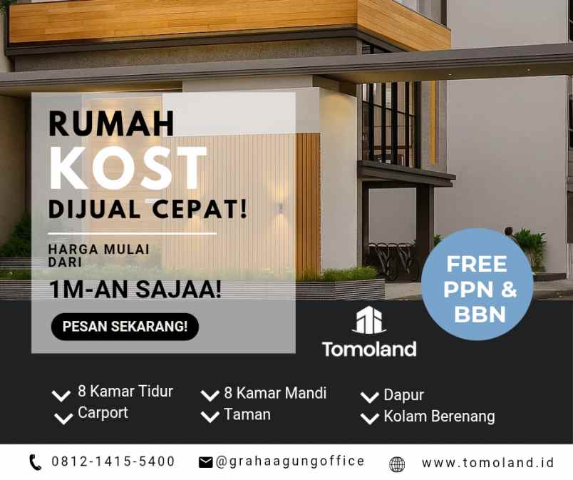 dijual rumah soekarno hatta