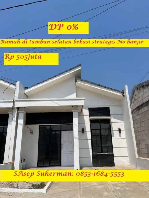 Dijual Murah Rumah Baru Di Sumber Jaya Tambun Selatan Dp 0