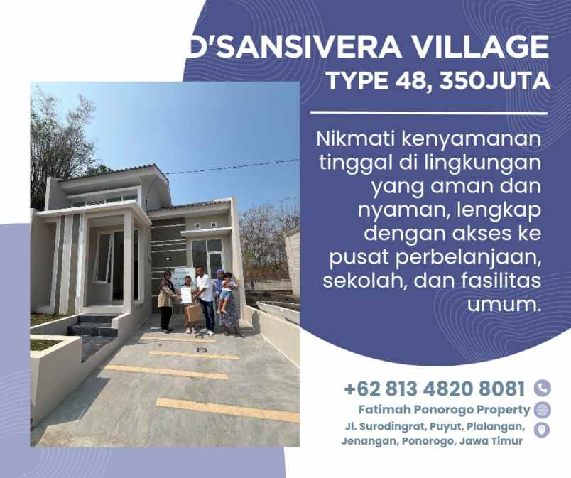 dijual rumah surodingrat puyut